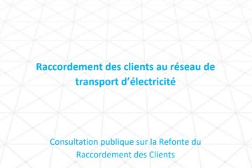 Couverture de la consultation publique de RTE sur la refonte du raccordement des clients au réseau de transport d’électricité (26 janvier 2026 – 20 mars 2026).
